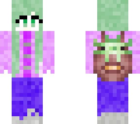 so,  i thought i’d give the axolotl backpack skin a redo in green