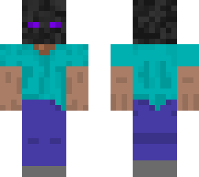 steve got a enderman mask!