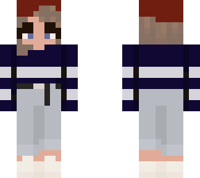 the blue sweater