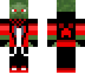 zombie con ropa roja
