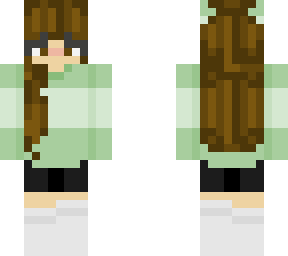 ~*green sweater with mushroom clips(burrnette)*~