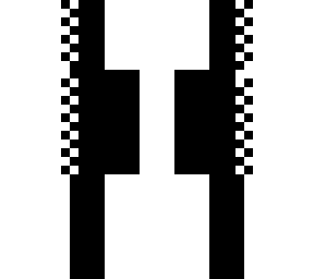 black and white