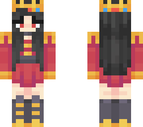 black hair royal