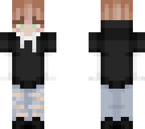 black hoodie boy