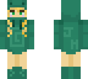 blonde frog hoodie
