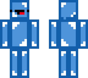 blue man