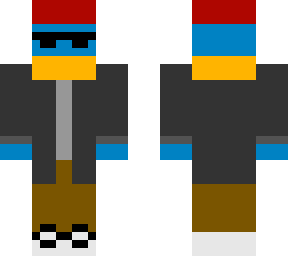 blue mysterious man