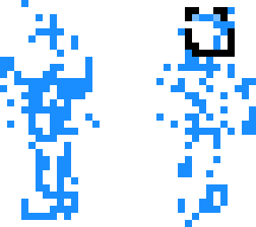 blue scrible