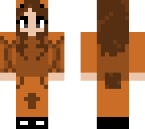 brown grizzly bear skin