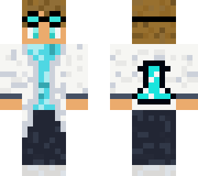 chemist with glasses
