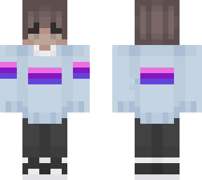 classic skin e-boy with bi flag