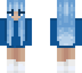 cute blue girl