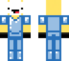duck with a mask and gloves and armour (classic)