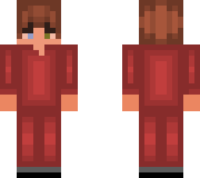 eboy red clothes blue green eyes