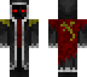 endermen in a winter jacket