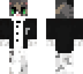 fat cat in a tuxedo