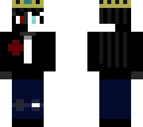 girl ender man suit