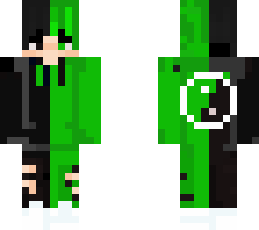 green and black