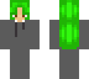 green hoodie