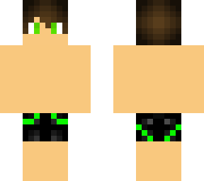 green swimsuit boy