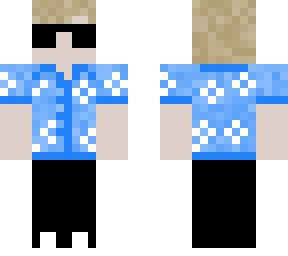 hawaiian shirt blue