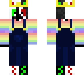 knock-off ranboo in overalls