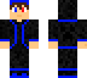 neon blue fighter