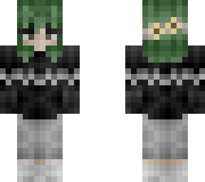 nihachu green hair