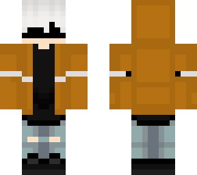 orange hoodie boy