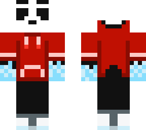 panda with hoodie