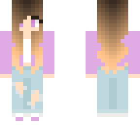 periwinkle brunette softgirl