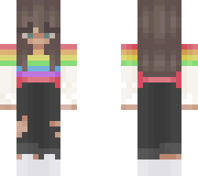 pride skin! brown hair