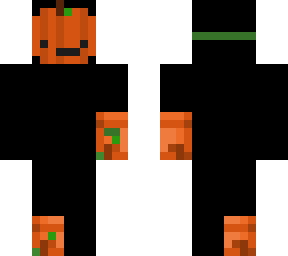 pumpkin mask with gauntlet