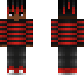 red and black dreads