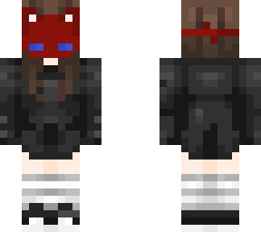 red cat mask skin
