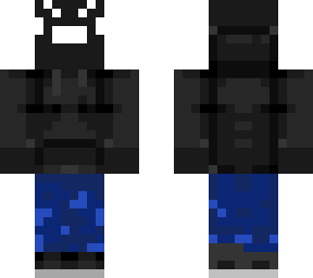 spider in black hoodie and blue jeans