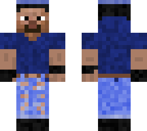 steve ( blue version with belt )