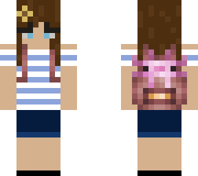 sudneeh friend made girl w/ axolotl backpack