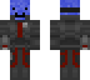 blue batch man