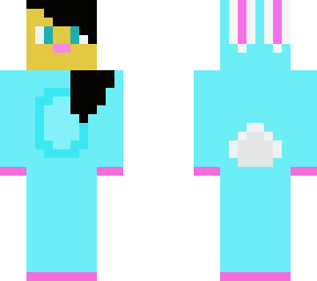 blue bunny girl