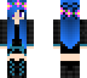 blue girl