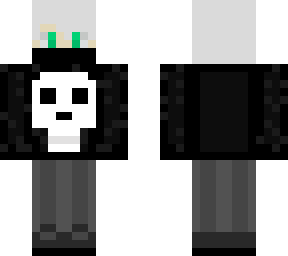 boy with skull