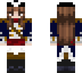 brown hair girl in l'manberg uniform