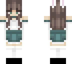 bunny teal dress