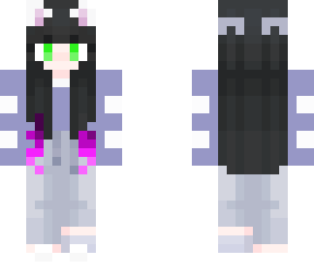 cat pruple girl