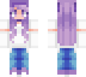 cleora's white & purple skin