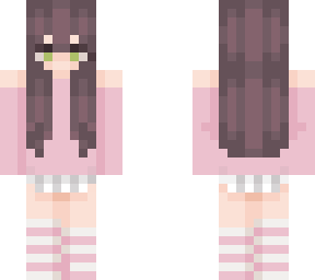 cute light pink girl