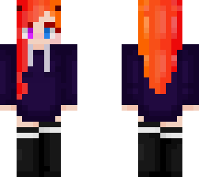 fire hair teen girl