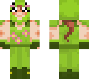 frog hat with flower dress