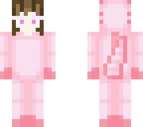 girl in a axolotl onesie